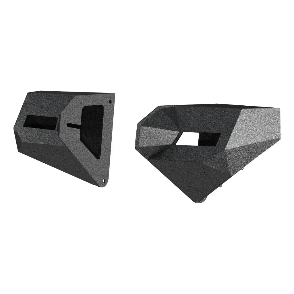 TrailChaser Jeep Wrangler JL, Gladiator Aluminum Front Bumper Corners