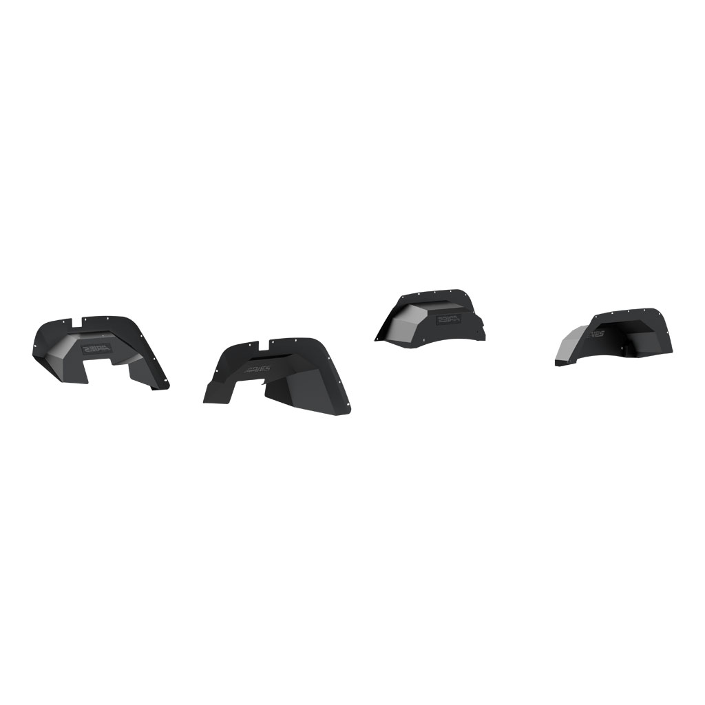 Jeep Wrangler JK Aluminum Front and Rear Inner Fender Liners