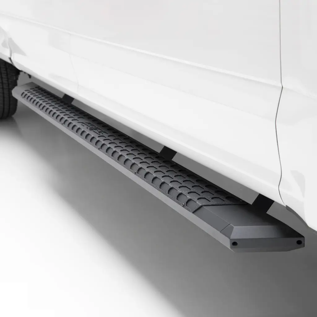 thumbnail image 2 of APS IBoard Running Boards – 5" Black Side Steps For Dodge Durango 2011-2025 – 6061 Aluminum, Matte Black, 79" Length 2 of 5