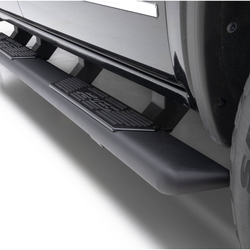 AscentStep 5-1/2" x 91" Black Steel Running Boards, Select Ford F250, F350, F450