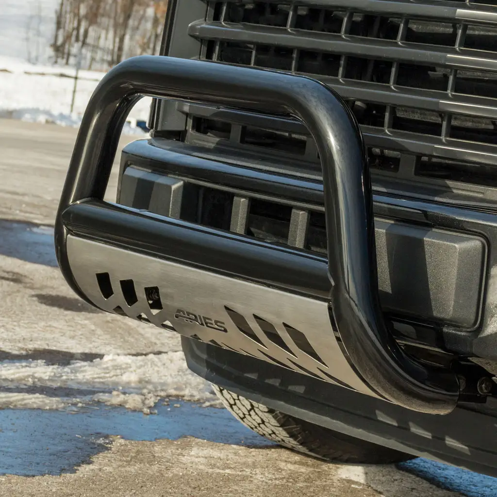 Stealth 3" Black Stainless Bull Bar, Select Dodge, Ram 1500, 2500, 3500